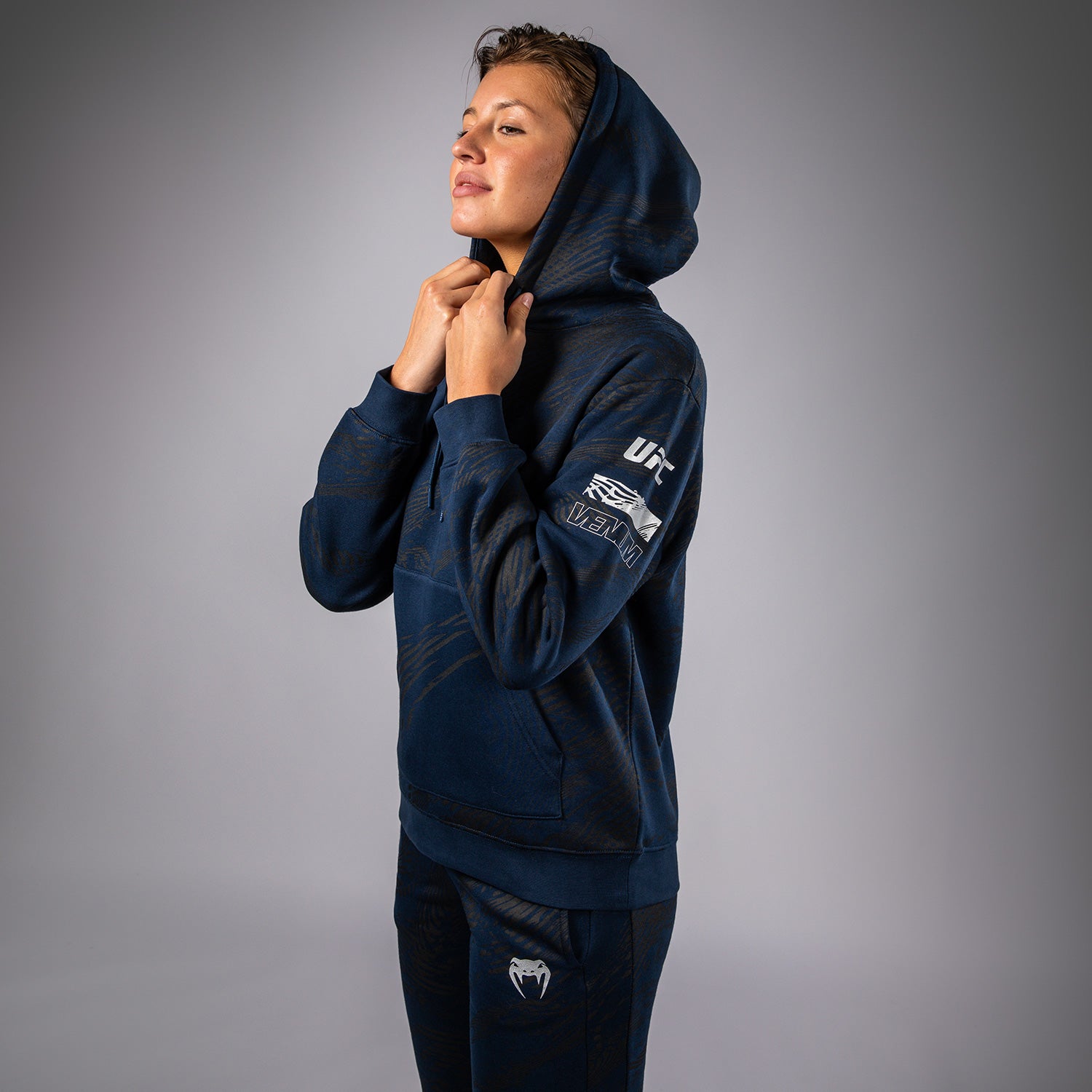 venum-ufc-fusion-fight-week-pullover-hoodie-damen-ozeanisches-blau image 2
