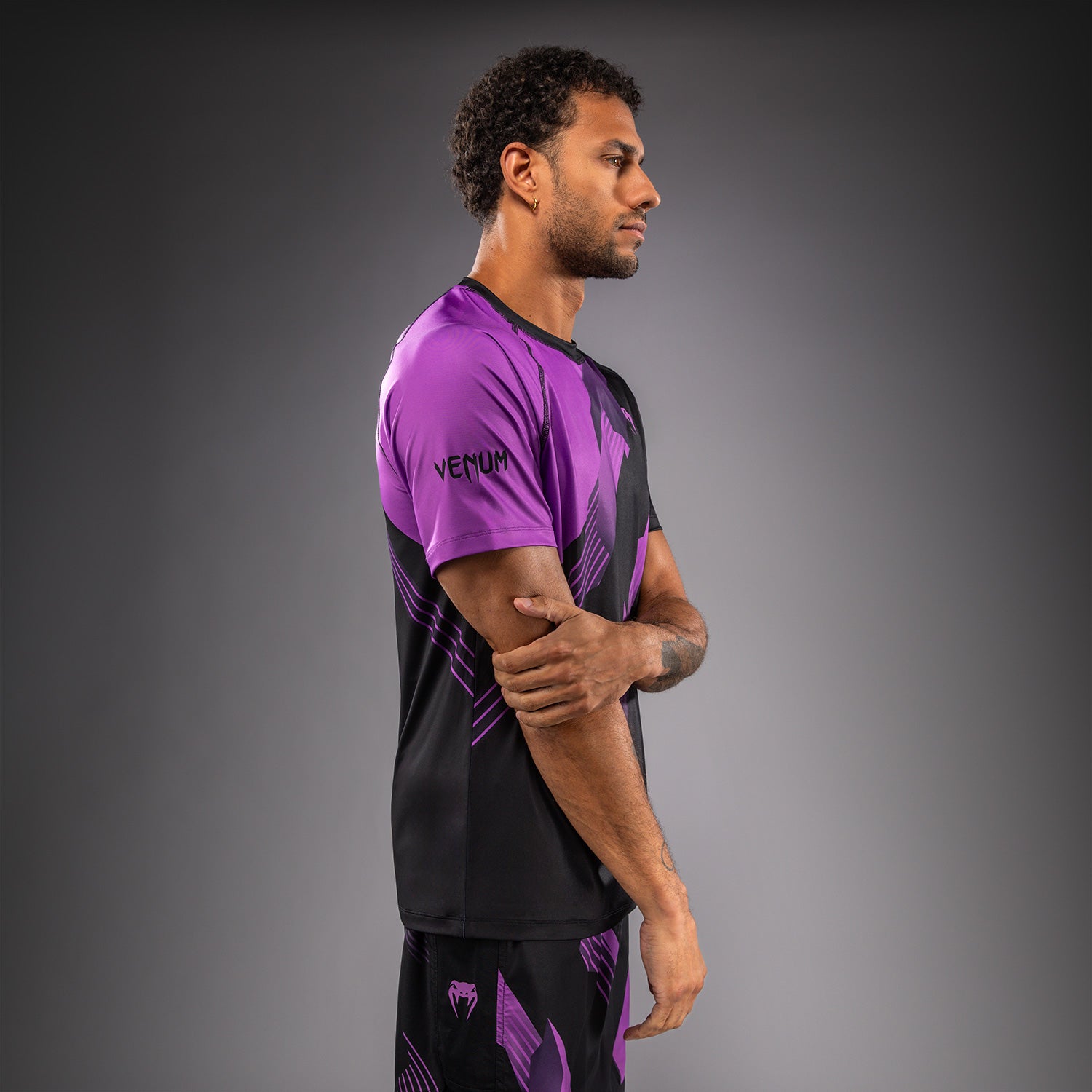 venum-no-gi-6-0-dry-tech-t-shirt-f-r-herren-schwarz-lila image 4