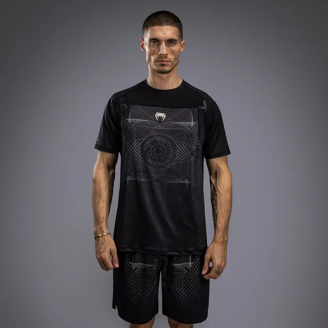venum-g-fit-air-herren-dry-tech-t-shirt-tiefschwarz-w-stensand image 1