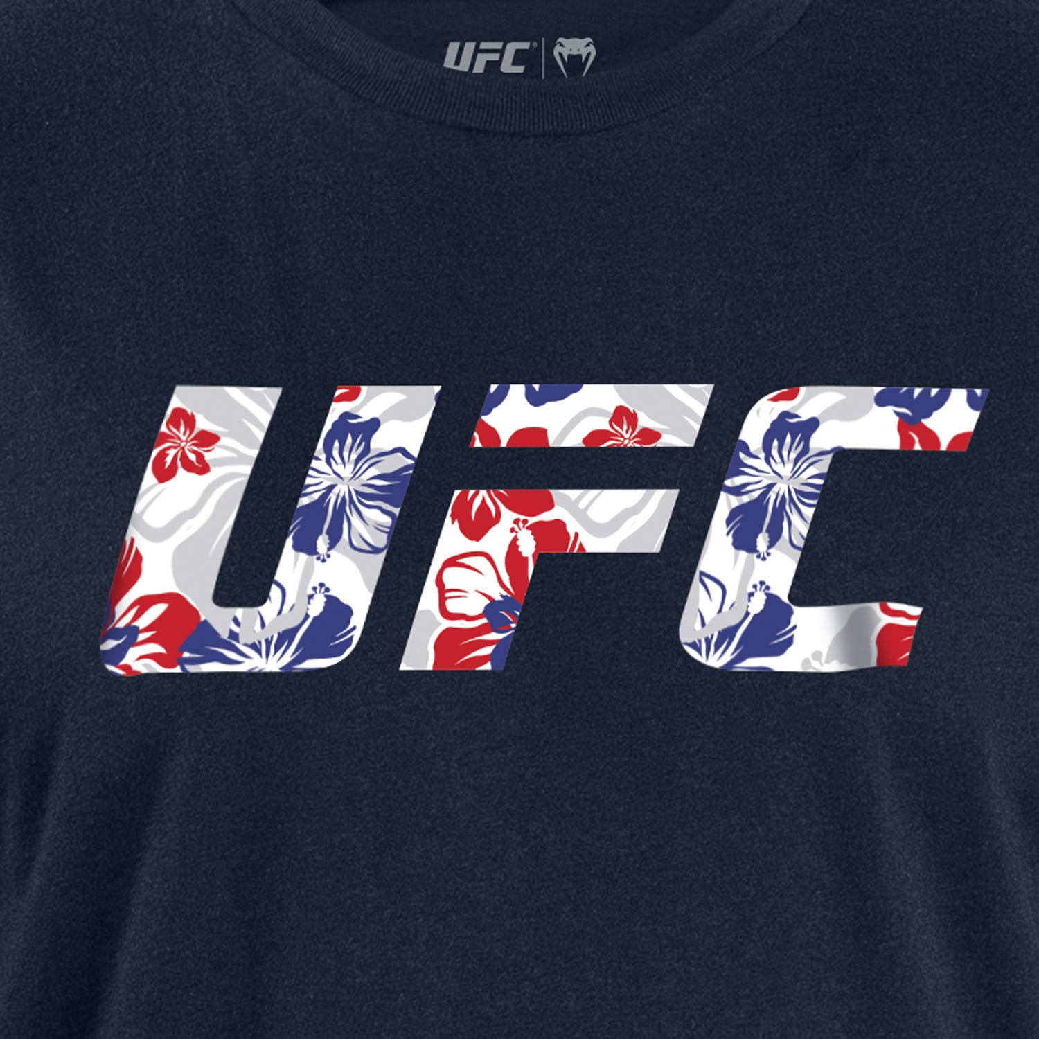ufc-unrivaled-by-venum-max-holloway-herren-t-shirt-navy image 3