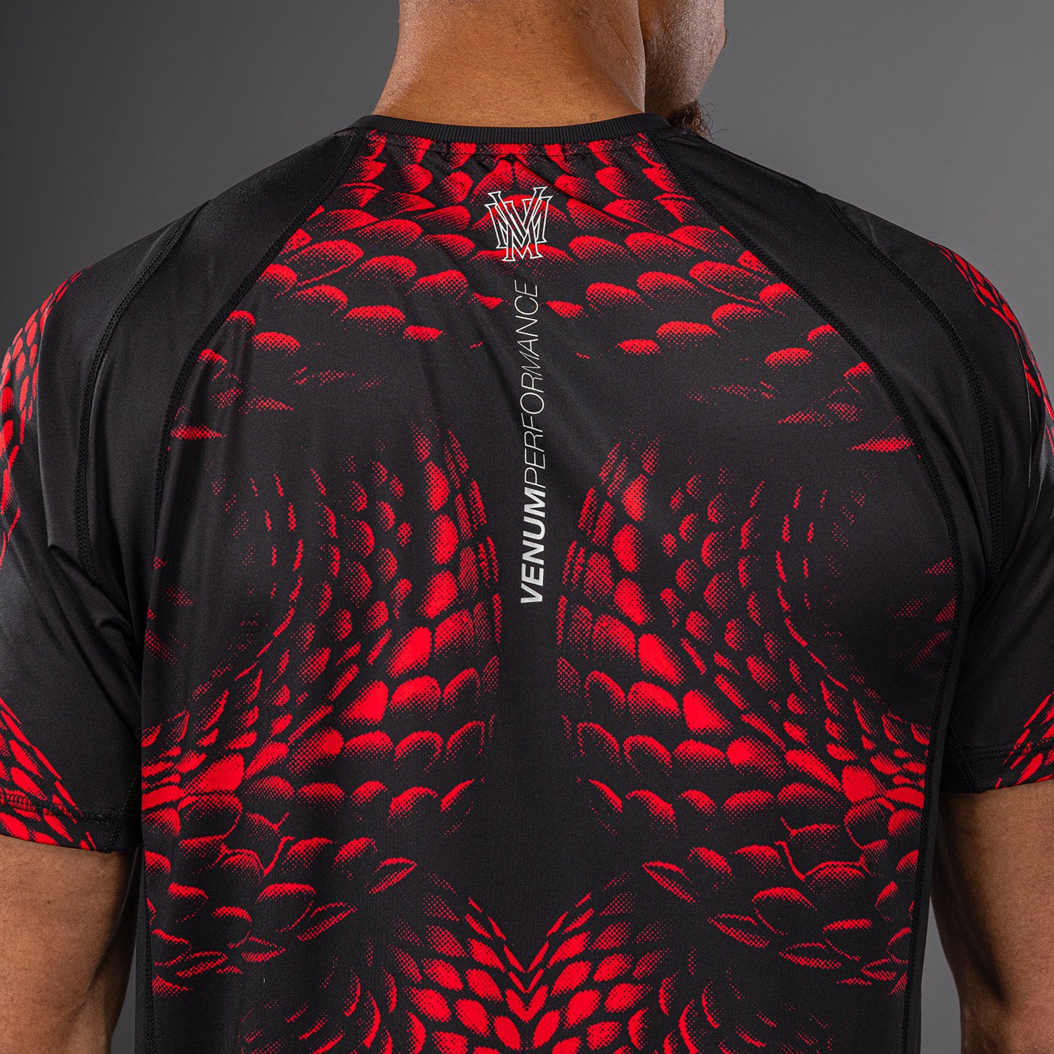 venum-matupa-dry-tech-t-shirt-schwarz-rot-silber image 5