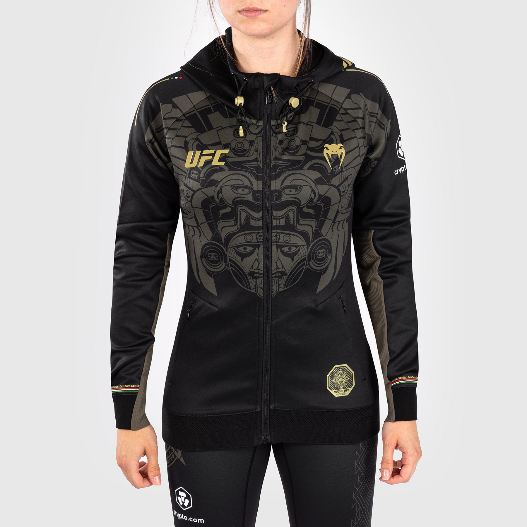 noche-ufc-by-venum-authentic-fight-night-walkout-hoodie-damen-schwarz image 1