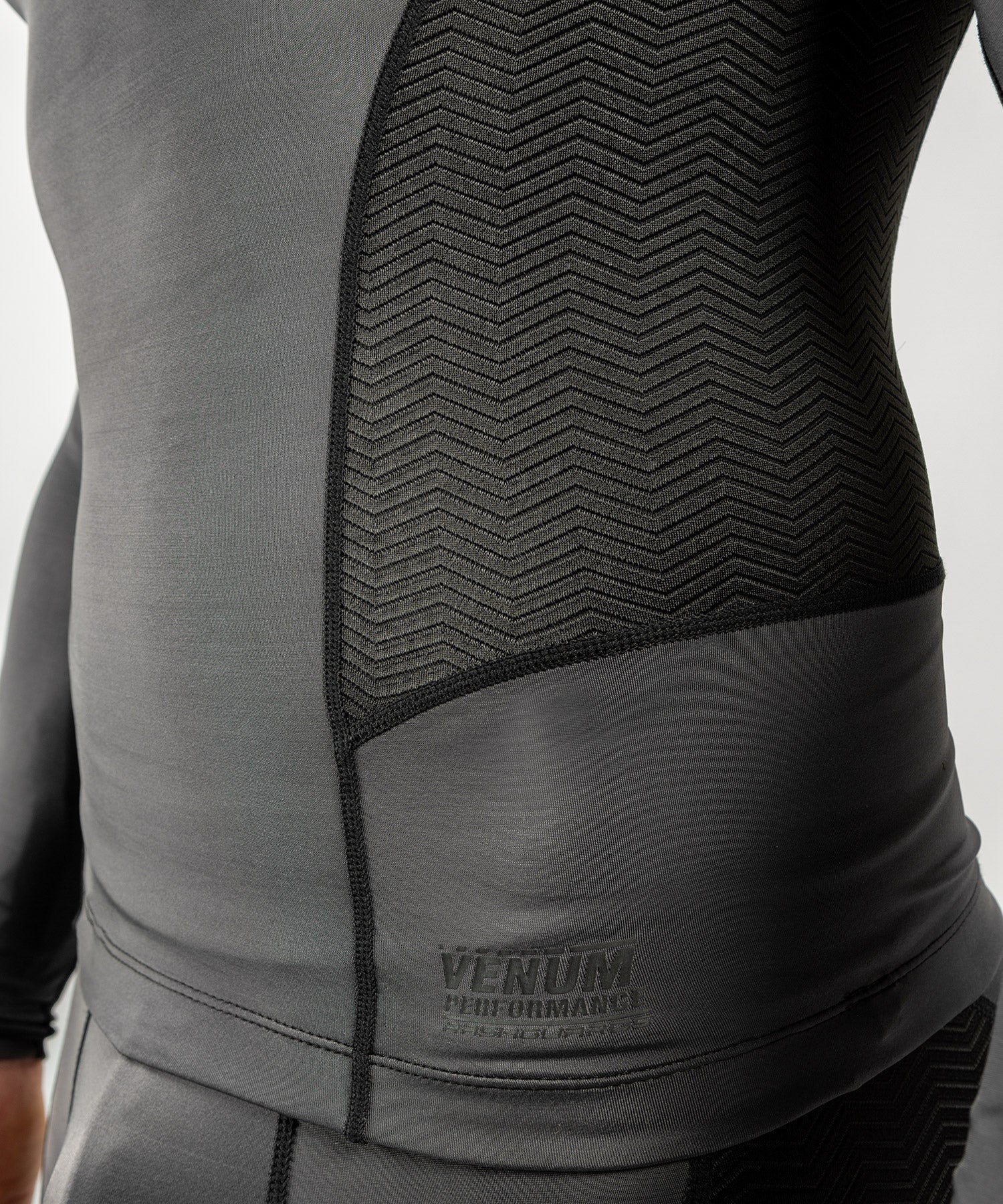 venum-g-fit-rashguard-langarm-grau-schwarz image 8