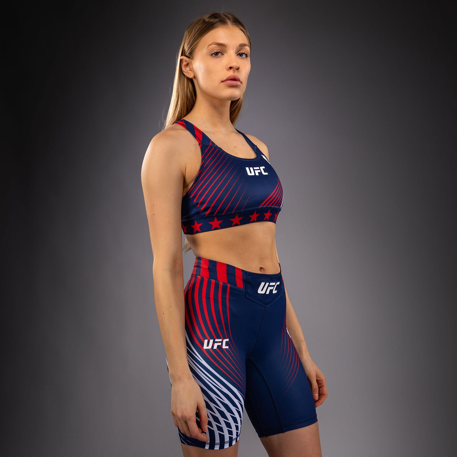 venum-official-ufc-freedom-250-authentic-fight-night-sport-bh-damen-blau image 2
