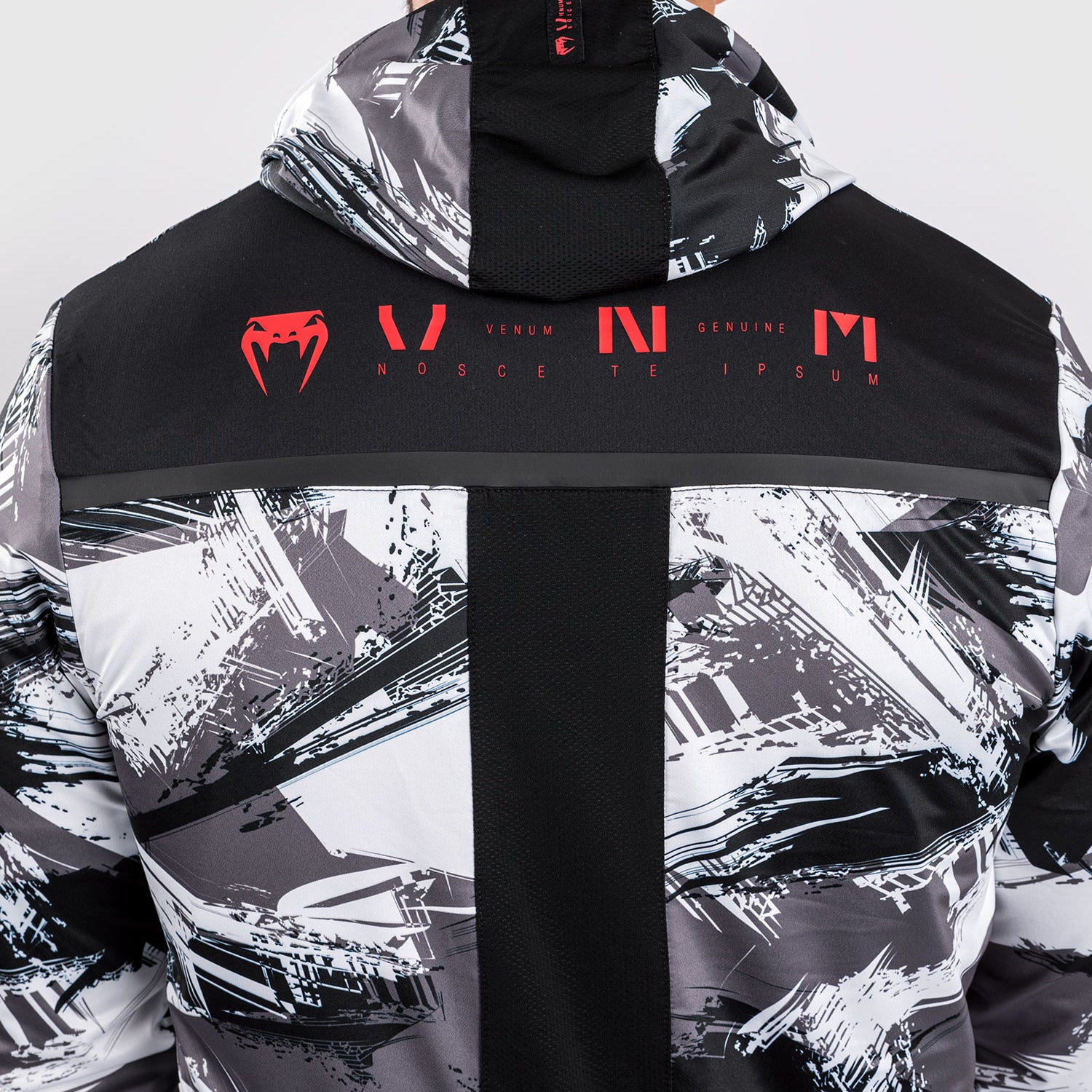 venum-electron-3-0-hoodie-mit-rei-verschluss-grau-rot-herren image 5
