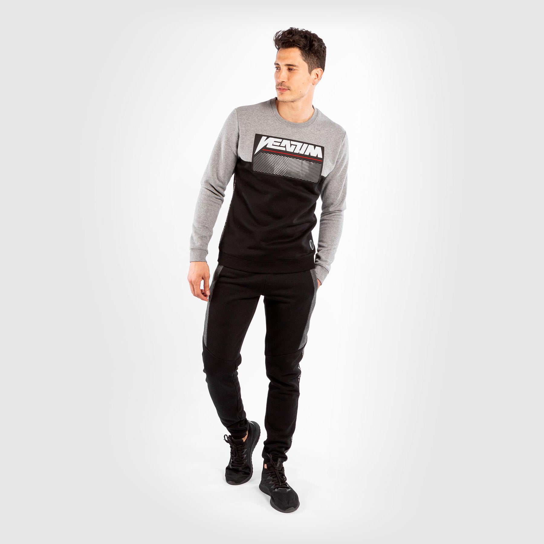 venum-rafter-sweatshirt-grau-meliert image 7