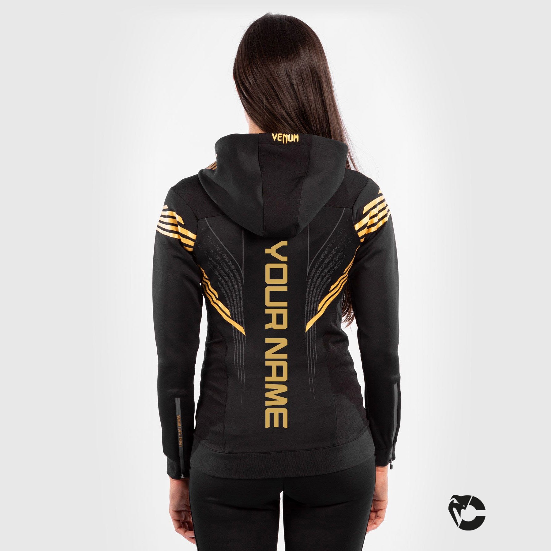ufc-venum-authentic-fight-night-damen-walkout-hoodie-personalisiert-champion image 1