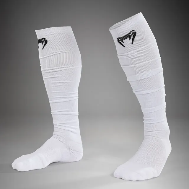 venum-elite-performance-lange-socken-wei-schwarz image 1