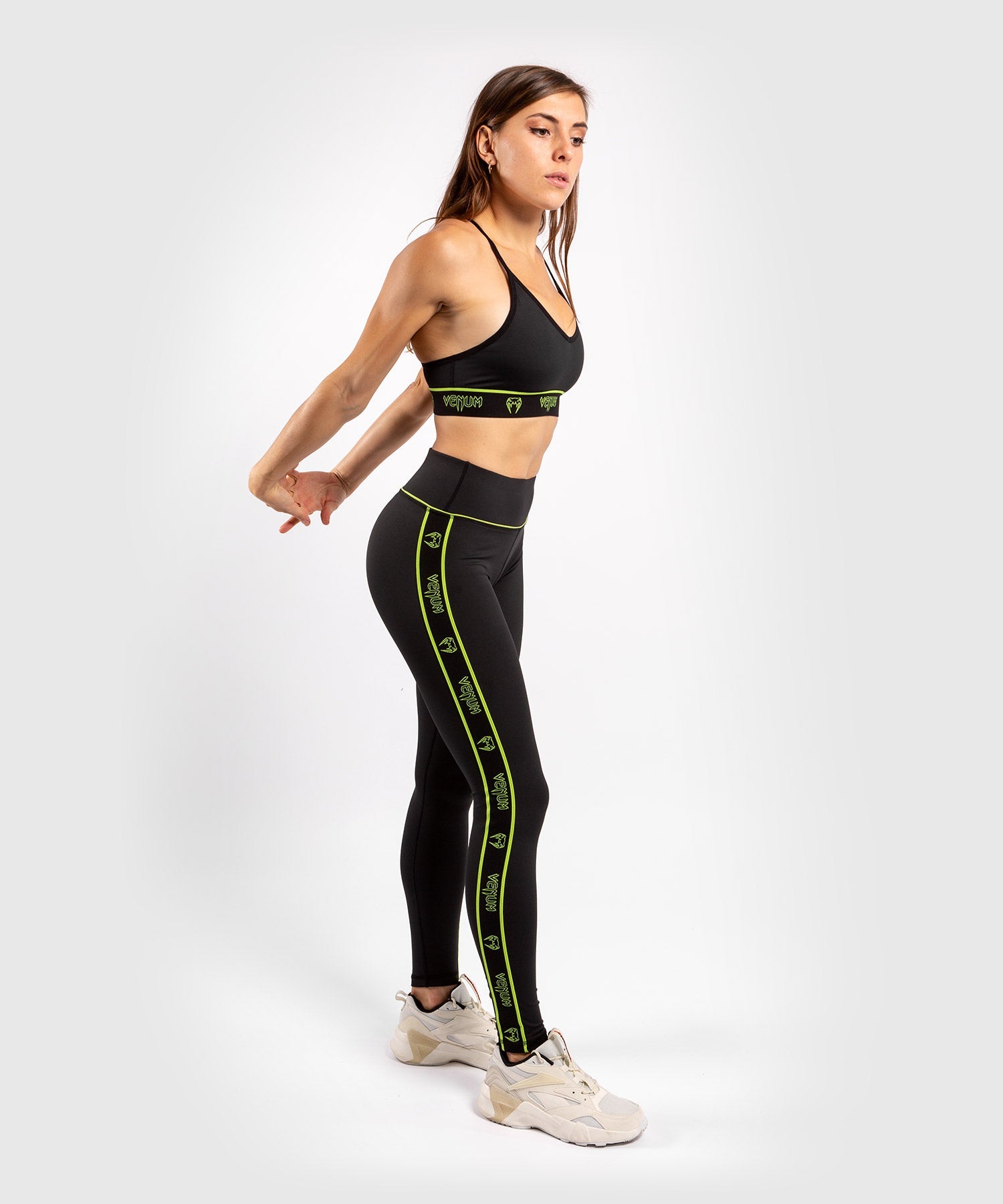 venum-tecmo-leggings-damen-schwarz-neongelb image 7