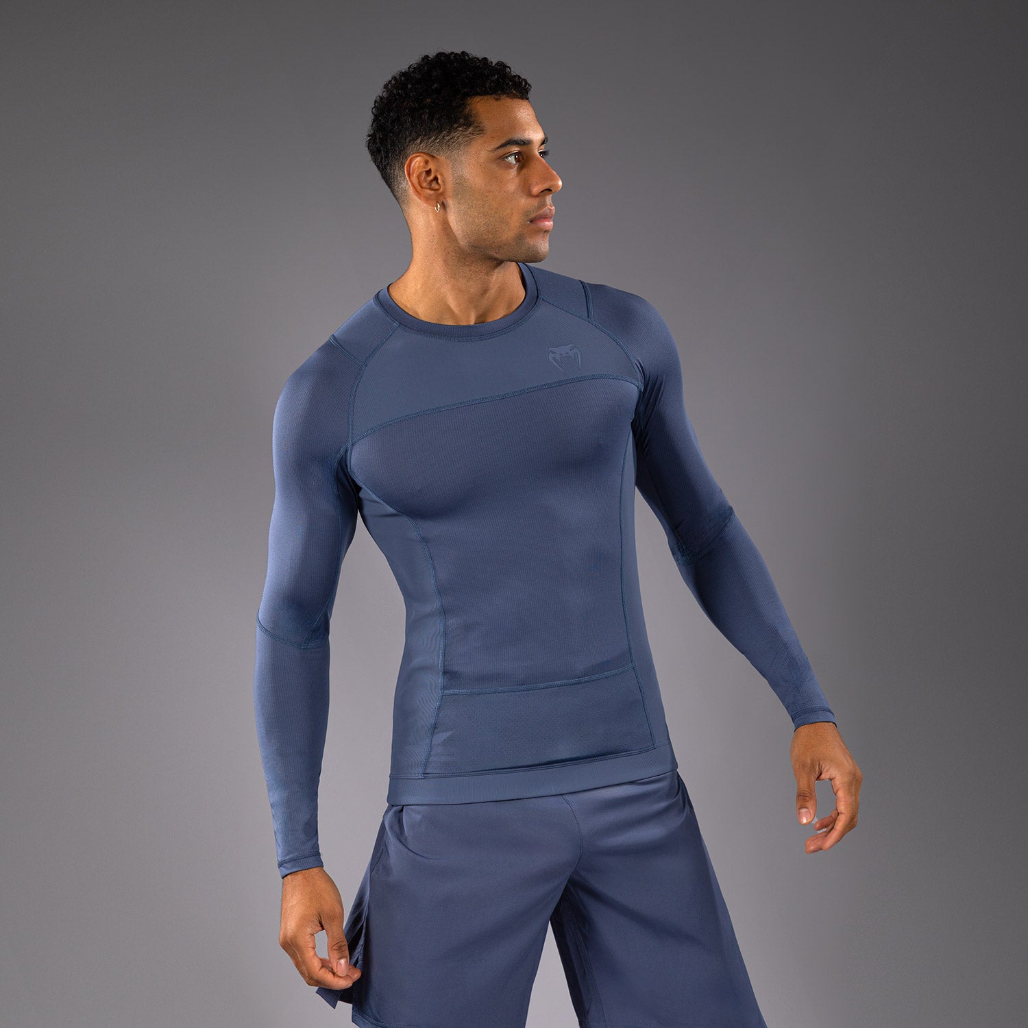 venum-g-fit-air-langarm-rashguard-herren-nebelblau-kompression image 3
