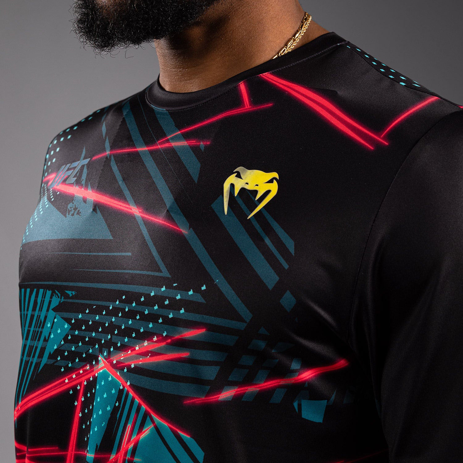 ufc-fusion-by-venum-miami-edition-fight-week-dry-tech-t-shirt-herren-schwarz image 5