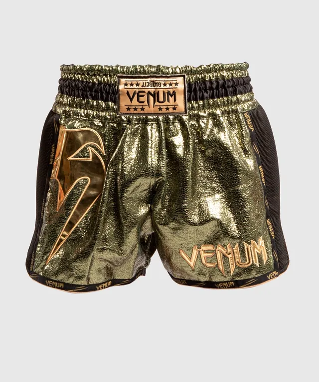 venum-giant-foil-muay-thai-shorts-khaki-gold image 1