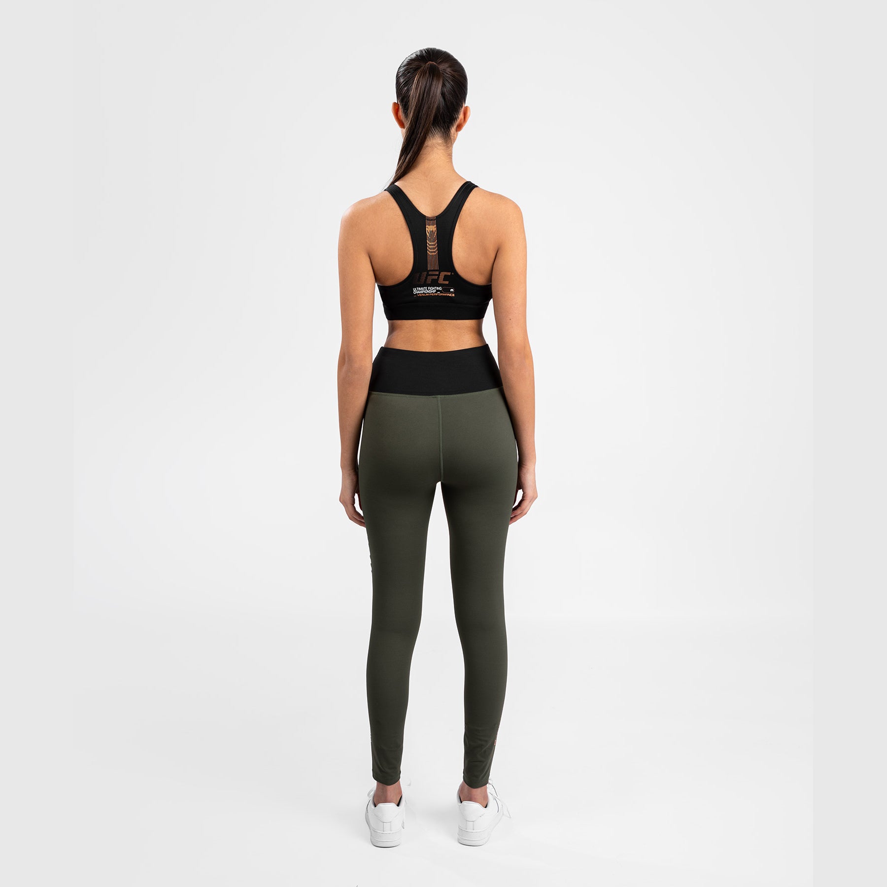 ufc-adrenaline-by-venum-fight-week-performance-tight-damen-khaki-bronze image 5