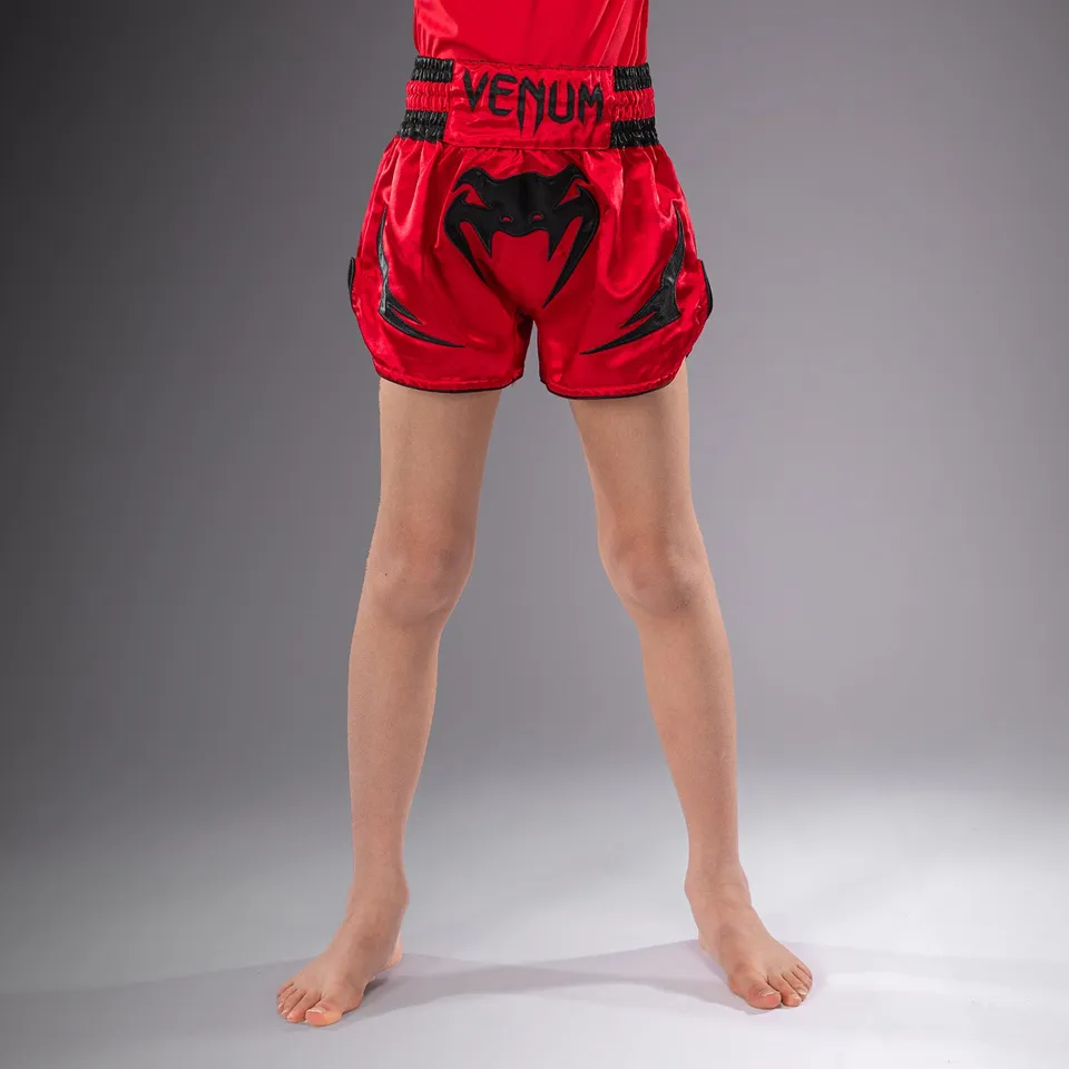 venum-inferno-kinder-thai-shorts-kirschrot image 1