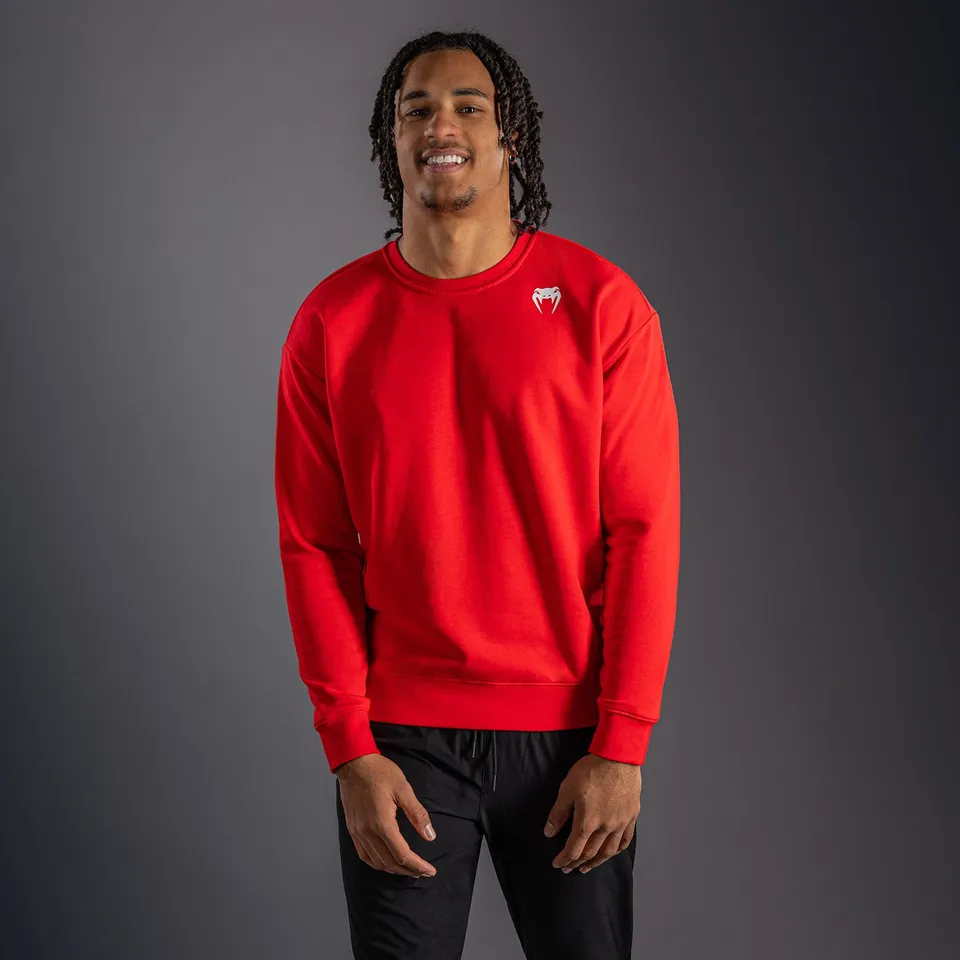 venum-lineup-fleece-crew-sweatshirt-rot-wei image 1