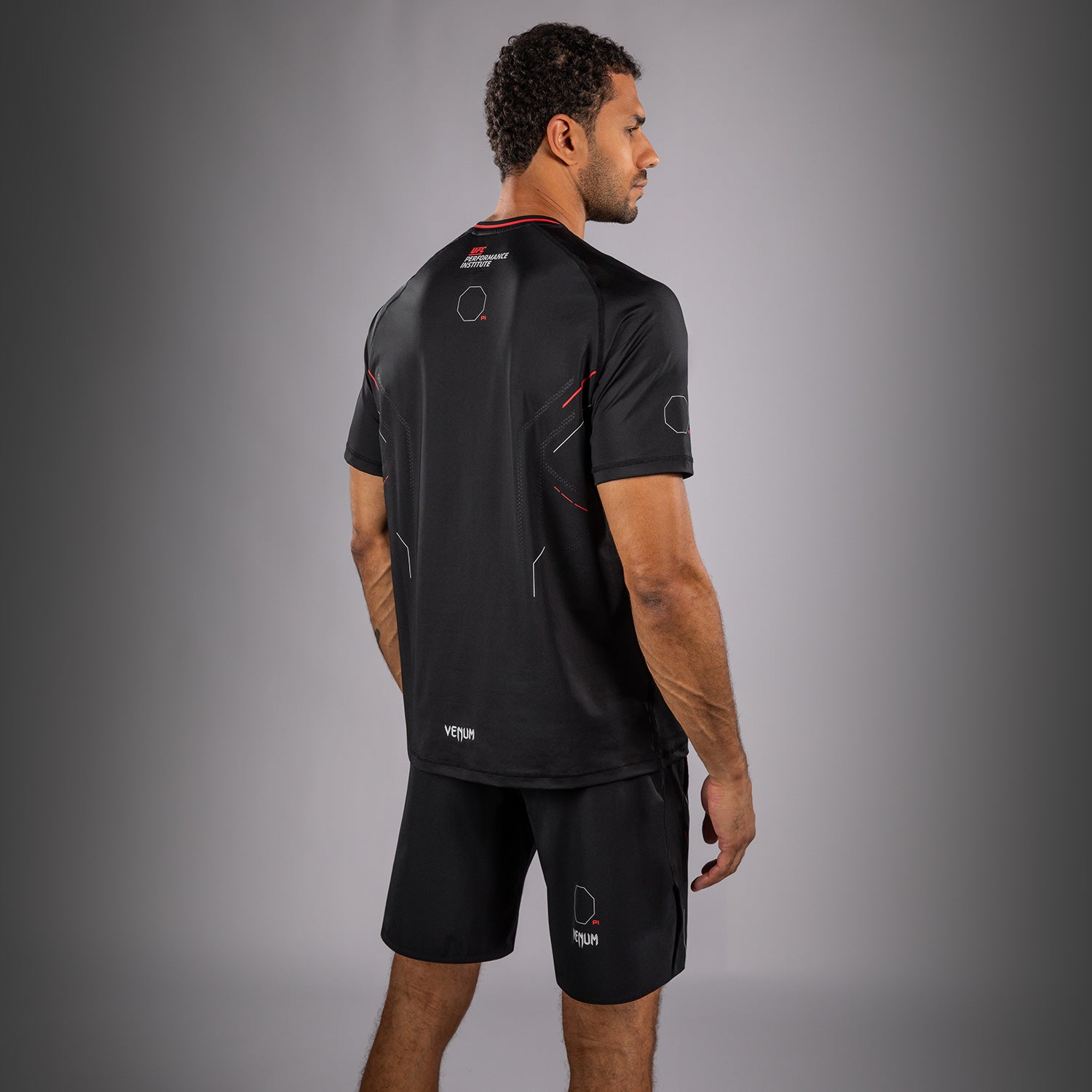 venum-ufc-pi-3-0-dry-tech-t-shirt-schwarz image 3