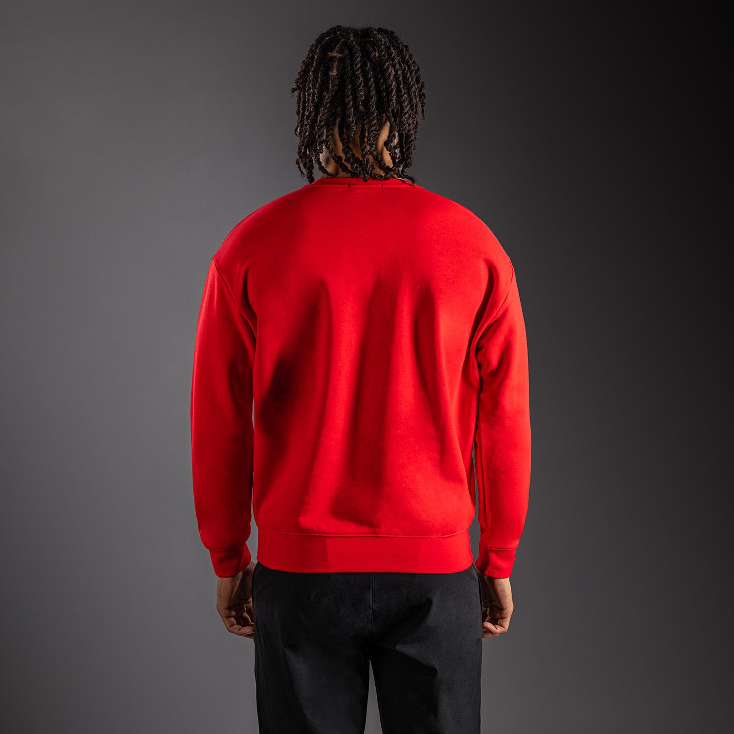 venum-lineup-fleece-crew-sweatshirt-rot-wei image 4