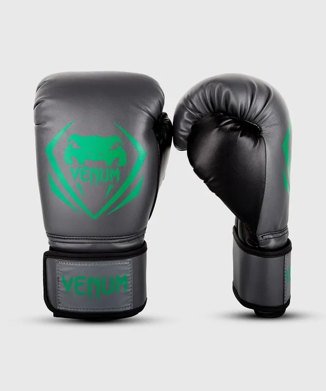 venum-contender-boxhandschuhe-grau-schwarz-gr-n image 1