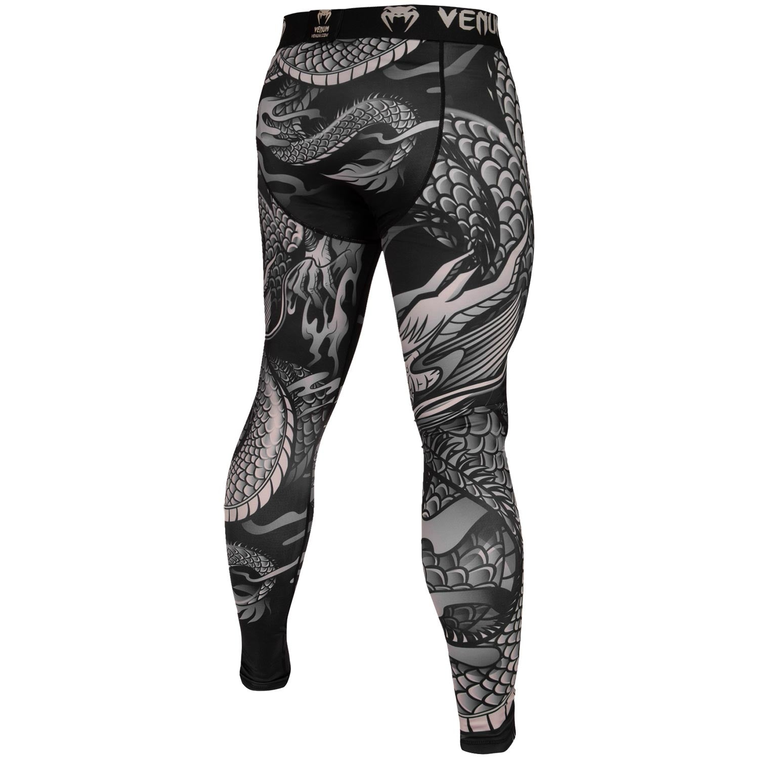 venum-dragon-s-flight-kompressionshose-schwarz-sand image 4