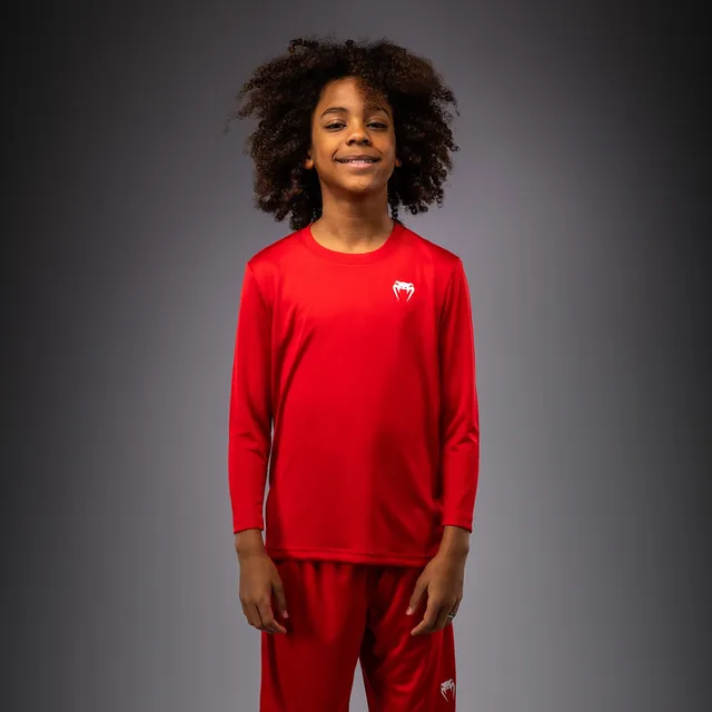 venum-lineup-langarm-t-shirt-kinder-rot-wei image 1