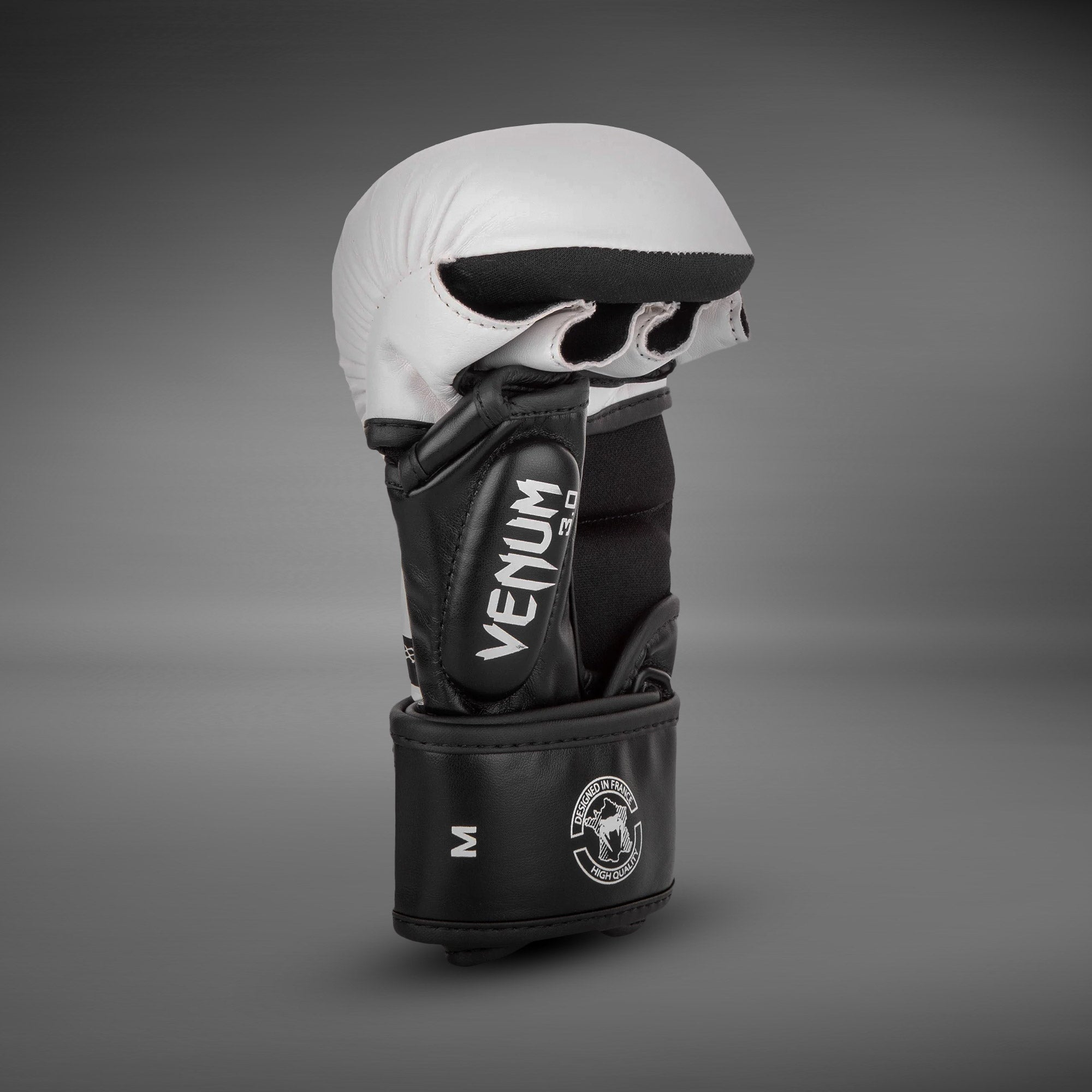 venum-challenger-3-0-mma-sparringhandschuhe-wei-schwarz image 2