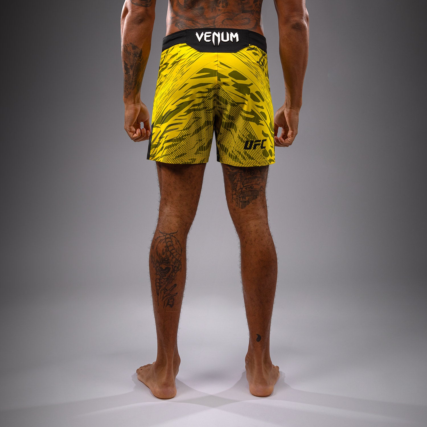 ufc-fusion-by-venum-authentic-fight-night-fight-short-short-fit-gelb image 3