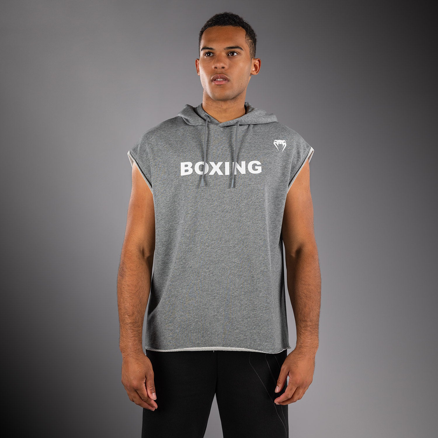 venum-boxing-vt-rmelloser-kapuzenpullover-herren-hellgrau image 1