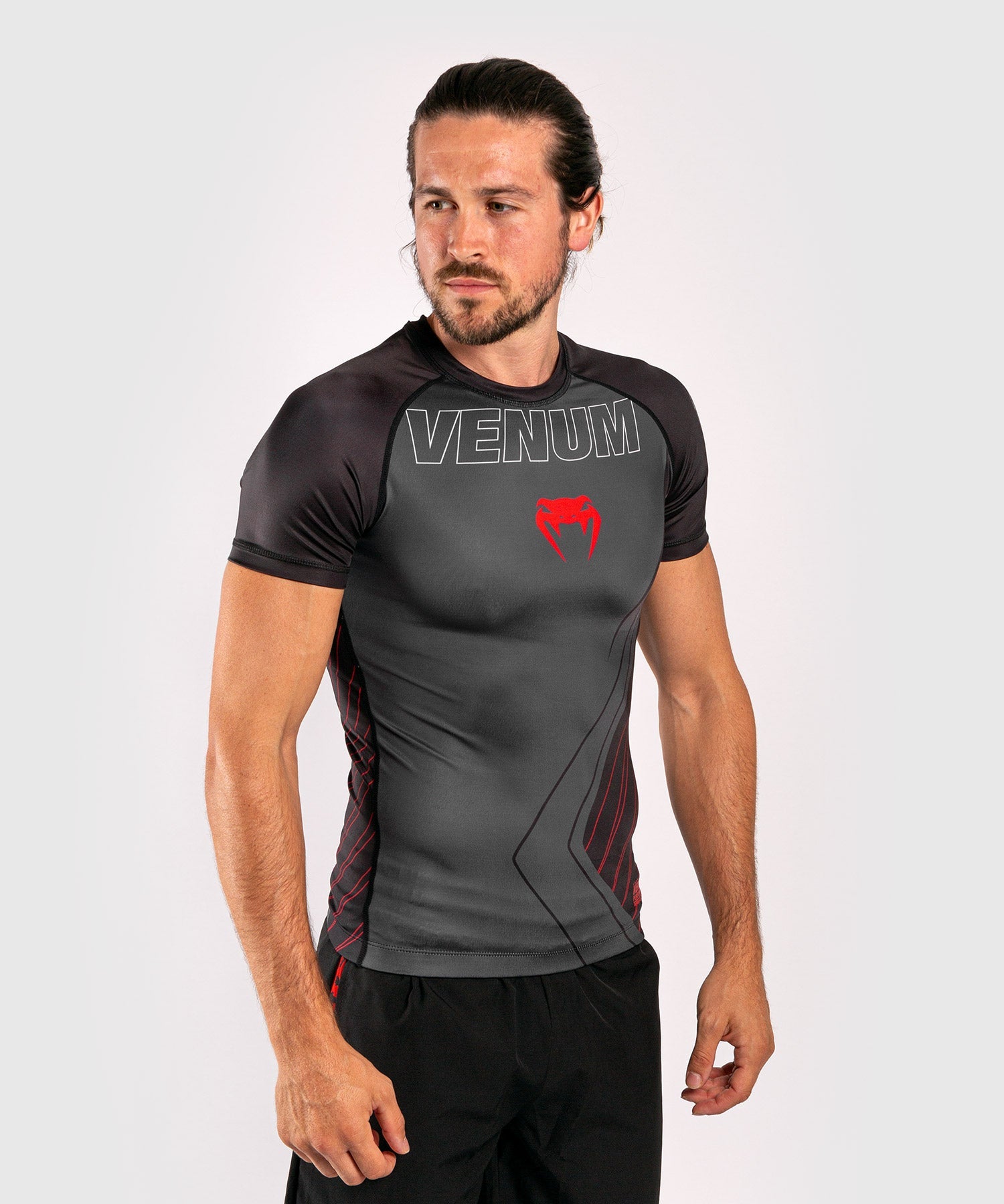 venum-contender-5-0-rashguard-kurzarm-herren-schwarz-rot image 3