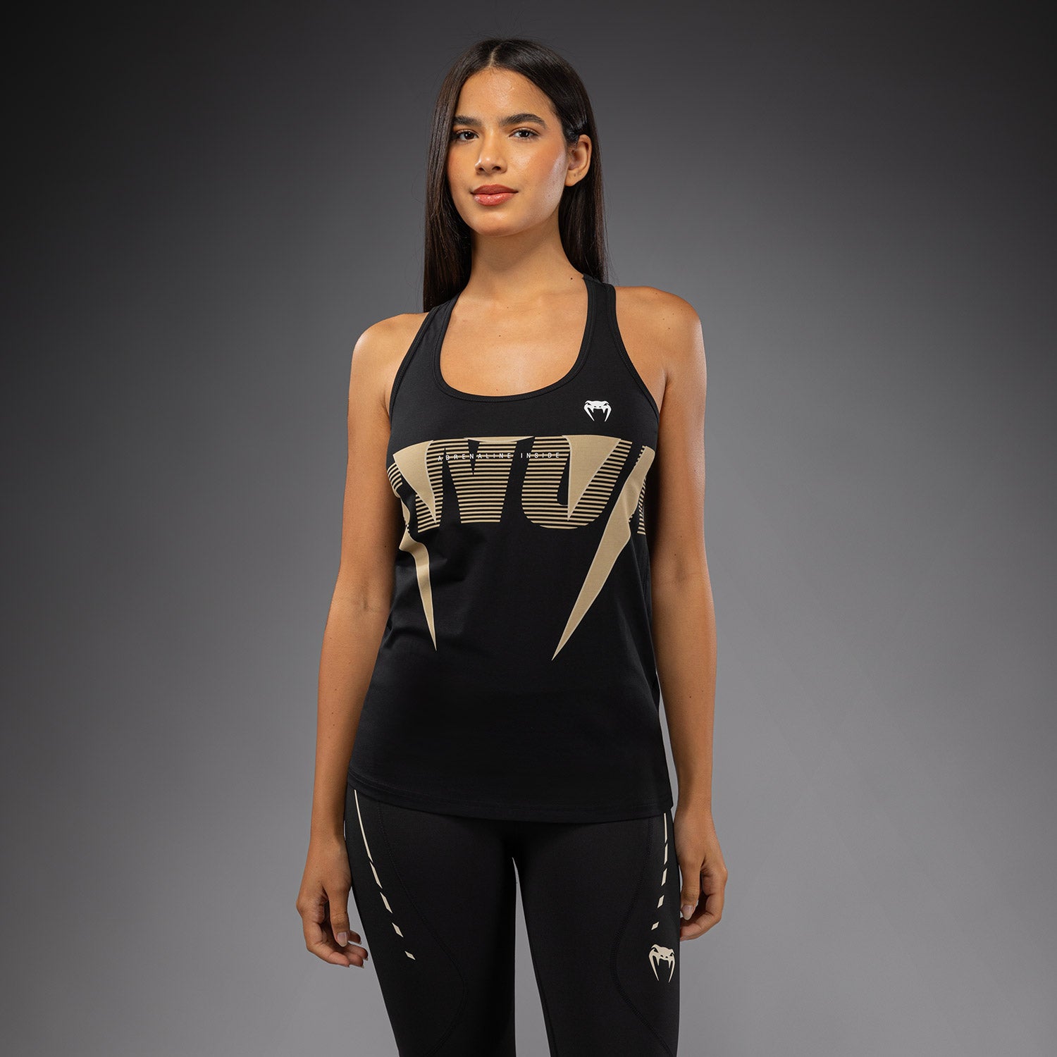 venum-adrenaline-damen-tank-top-schwarz-elfenbein image 1