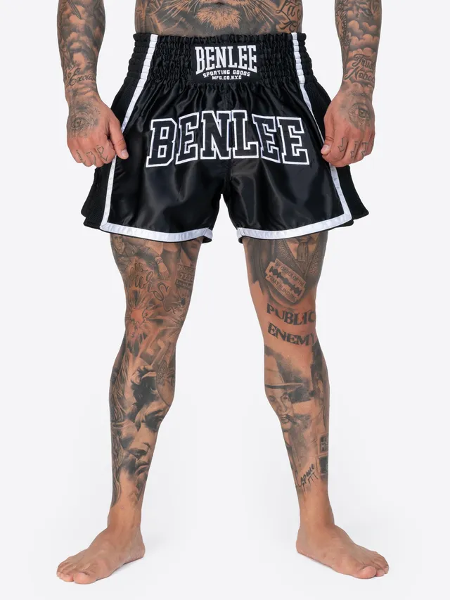 benlee-dagett-muay-thai-shorts-satin-thaiboxhose-mit-seitenschlitz image 1
