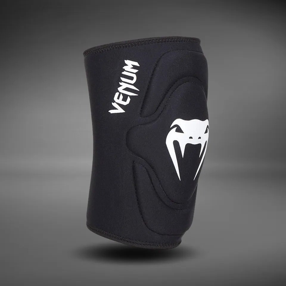venum-kontact-lycra-gel-kniepolster-schwarz image 1
