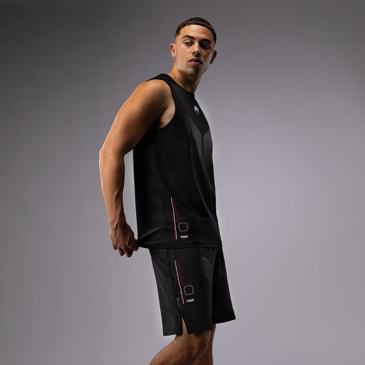 venum-tactical-xt-tank-top-herren-schwarz-feuerrot image 5