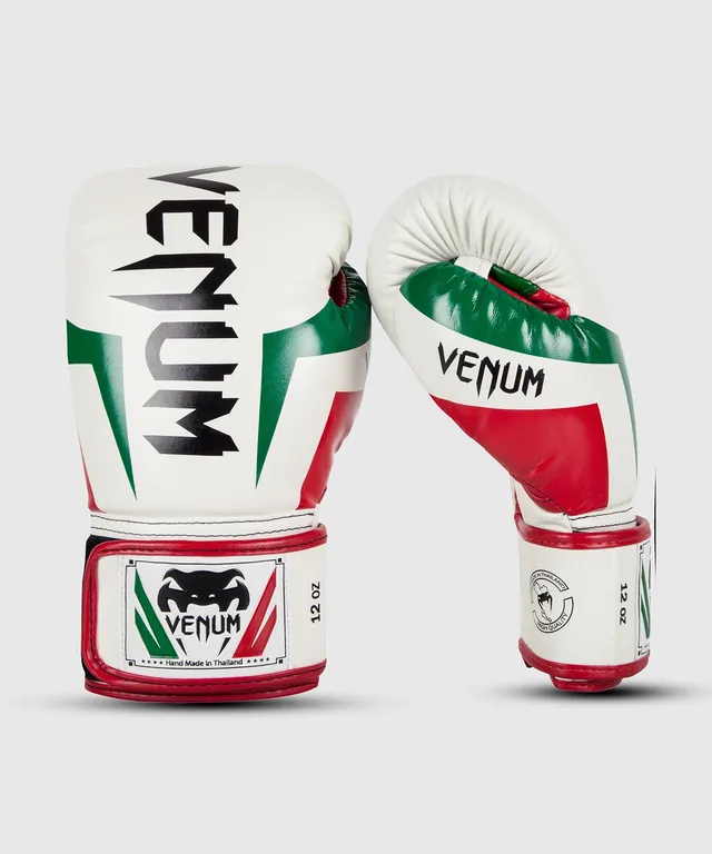 venum-elite-italien-boxhandschuhe-eis-wei-semi-leder image 1