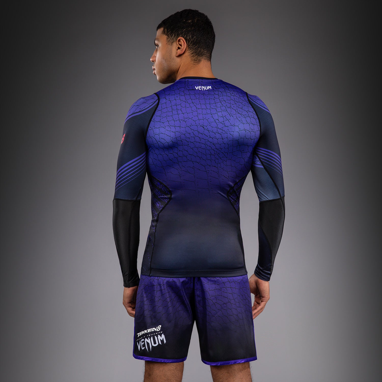 venum-x-tekken-8-langarm-rashguard-kazuya-schwarz-lila image 4