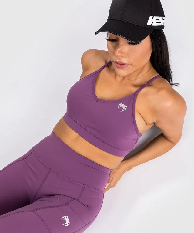 venum-essential-low-impact-sport-bh-dunkle-orchidee-geb-rstetes-silber image 1