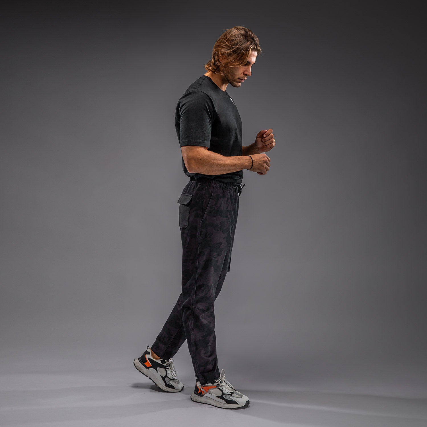 venum-trooper-herren-trainingshose-schwarz-violett image 2