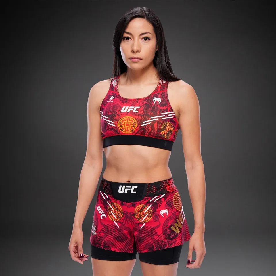 venum-ufc-unrivaled-by-venum-zhang-weili-damen-sport-bh-rot image 1