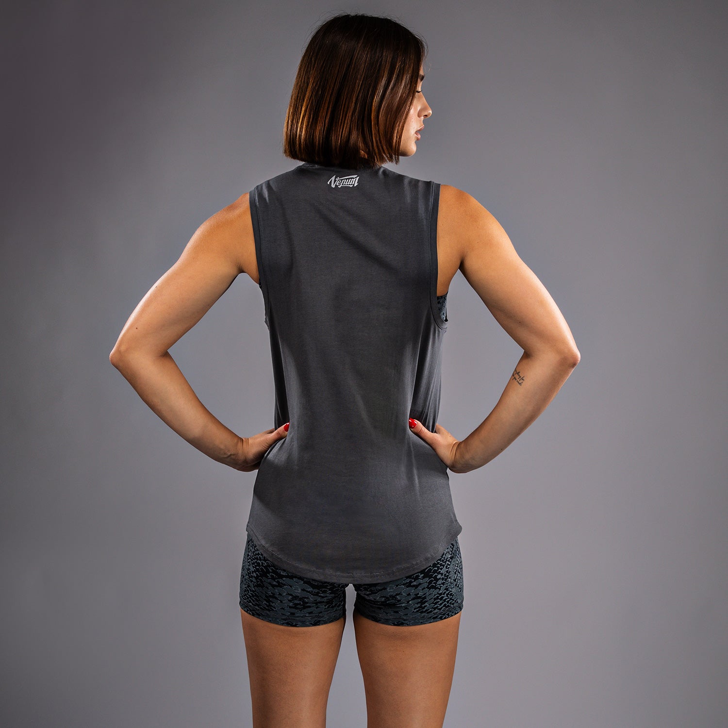 venum-amazonia-frauen-tank-top-dunkelgrau image 2