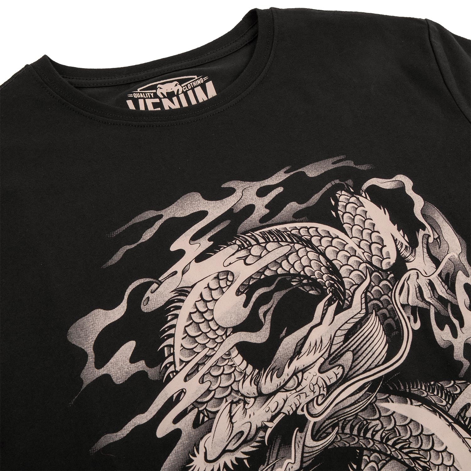 venum-dragon-s-flight-t-shirt-schwarz-sand-herren-fitness-shirt image 5