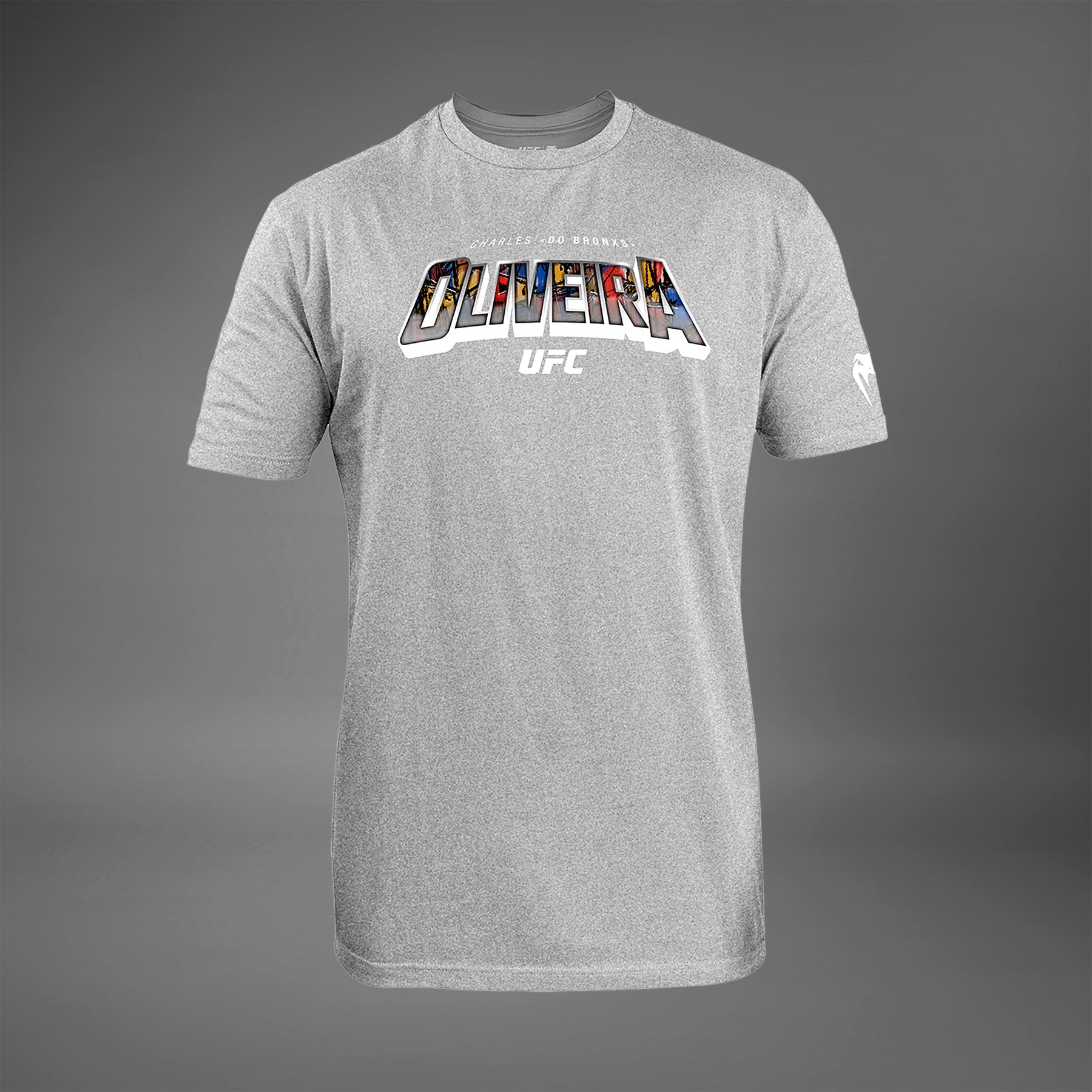 ufc-unrivaled-by-venum-charles-oliveira-t-shirt-heather-grey-herren image 1