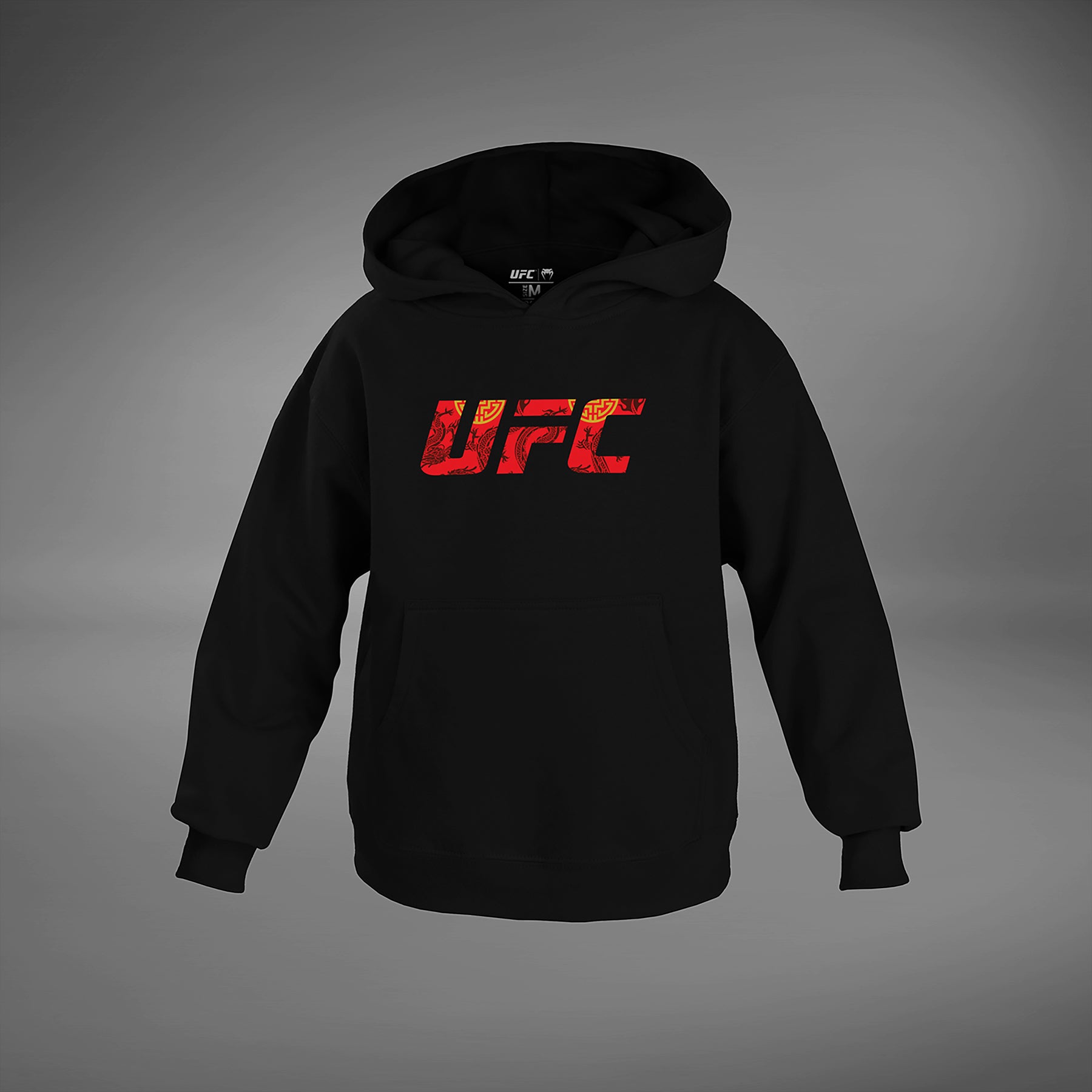 ufc-unrivaled-by-venum-zhang-weili-kinder-hoodie-schwarz image 1