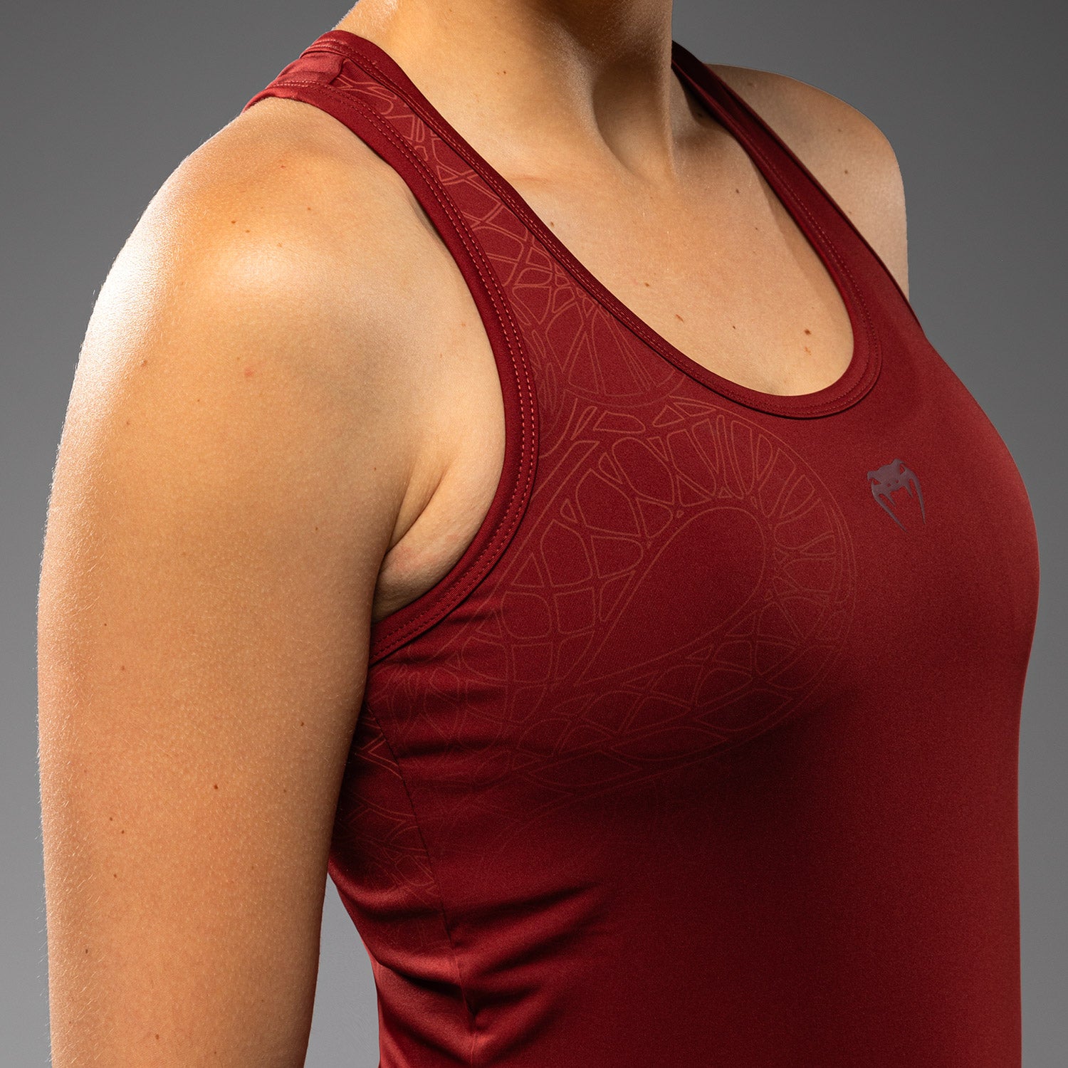 venum-serpenti-damen-tank-top-burgunder-elfenbein image 5