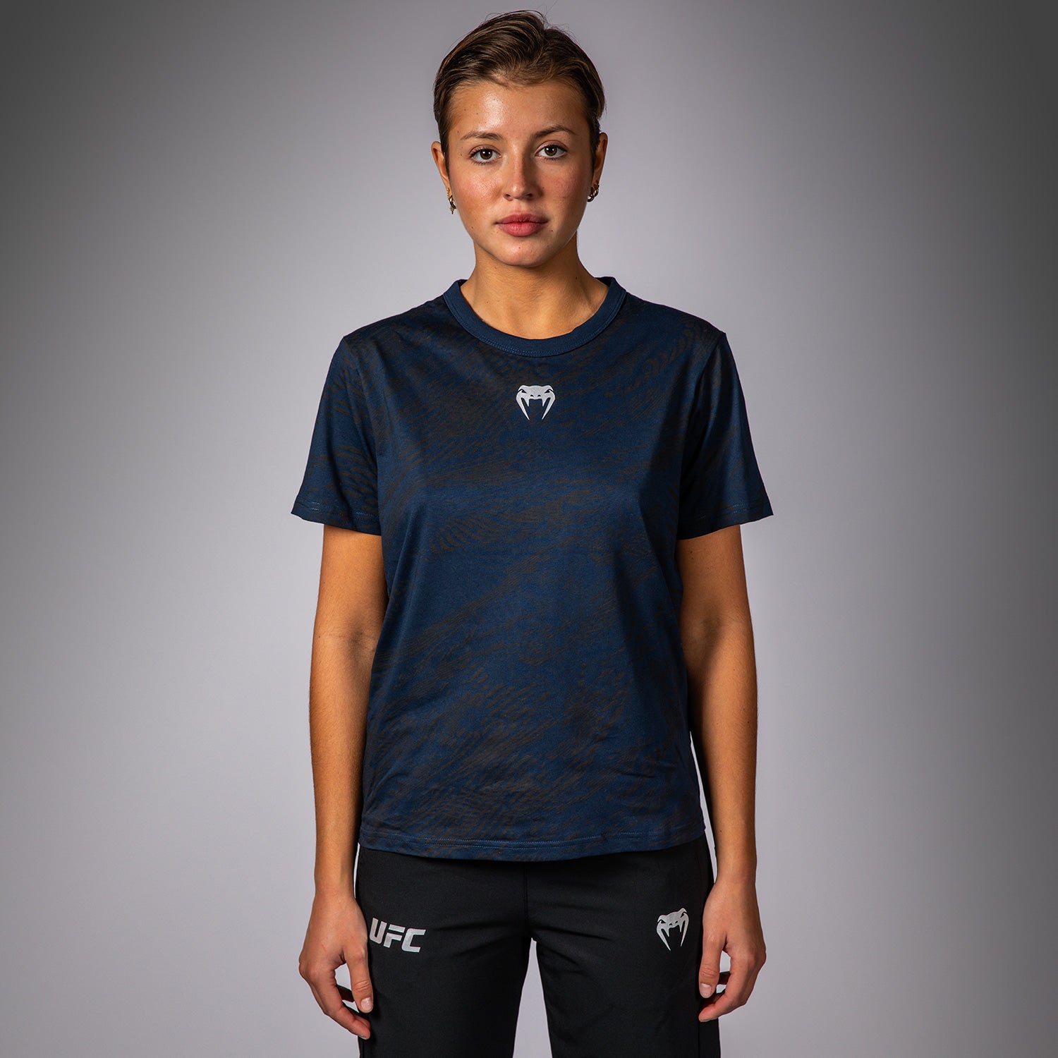 venum-ufc-fusion-by-venum-fight-week-damen-t-shirt-baumwolle-ozeanisches-blau image 1