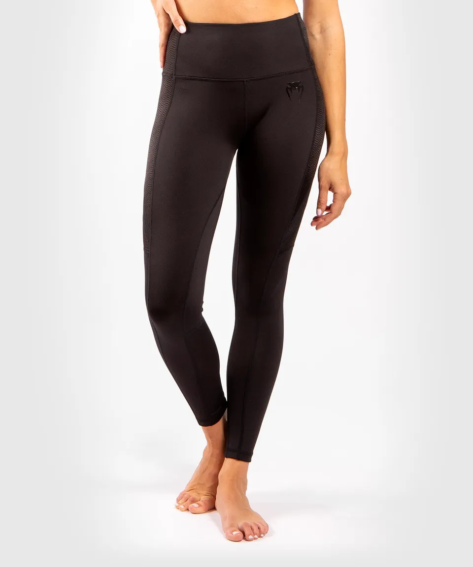 venum-g-fit-leggings-damen-schwarz-schwarz-mit-mesh image 1