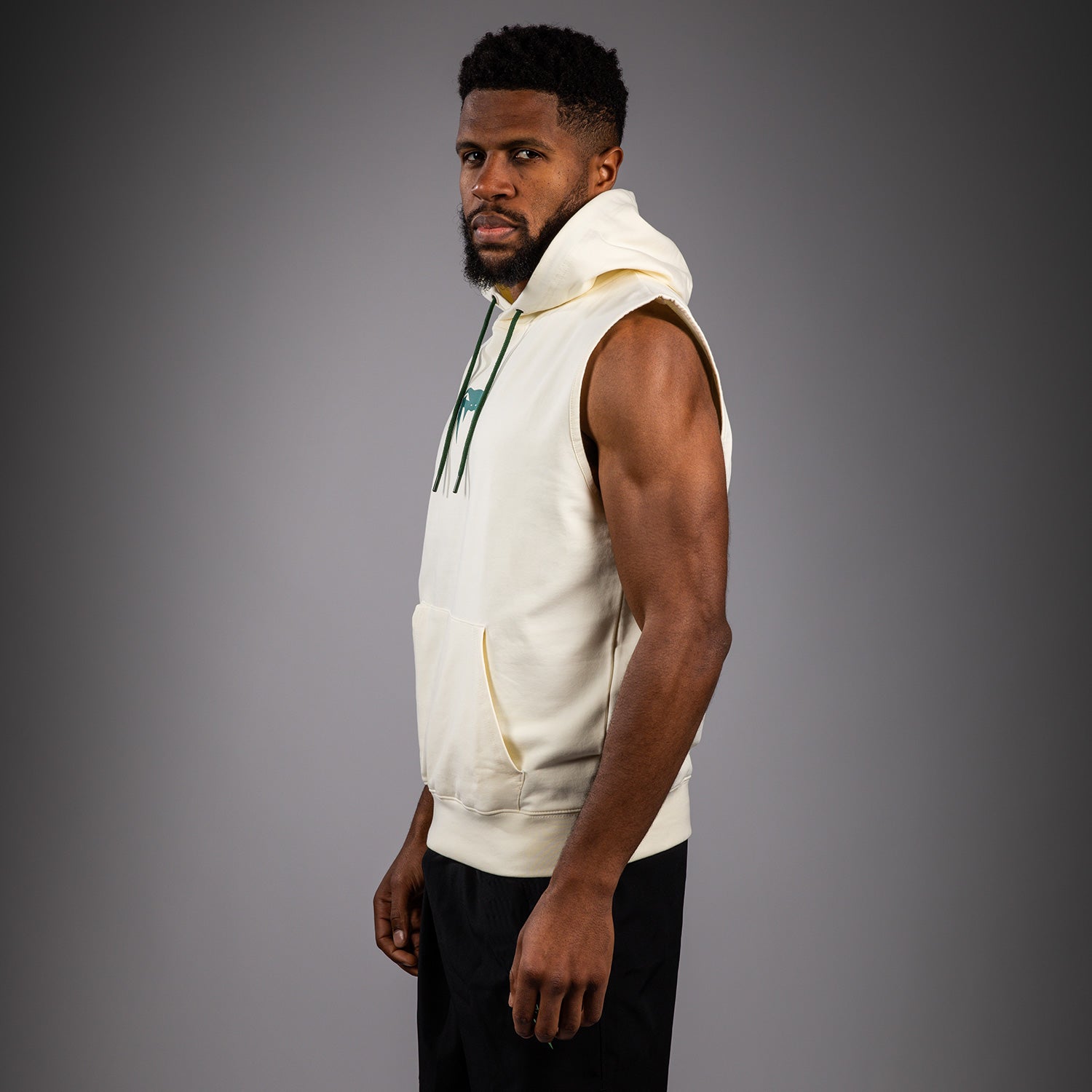 venum-sparring-rmelloser-hoodie-herren-vanille image 2