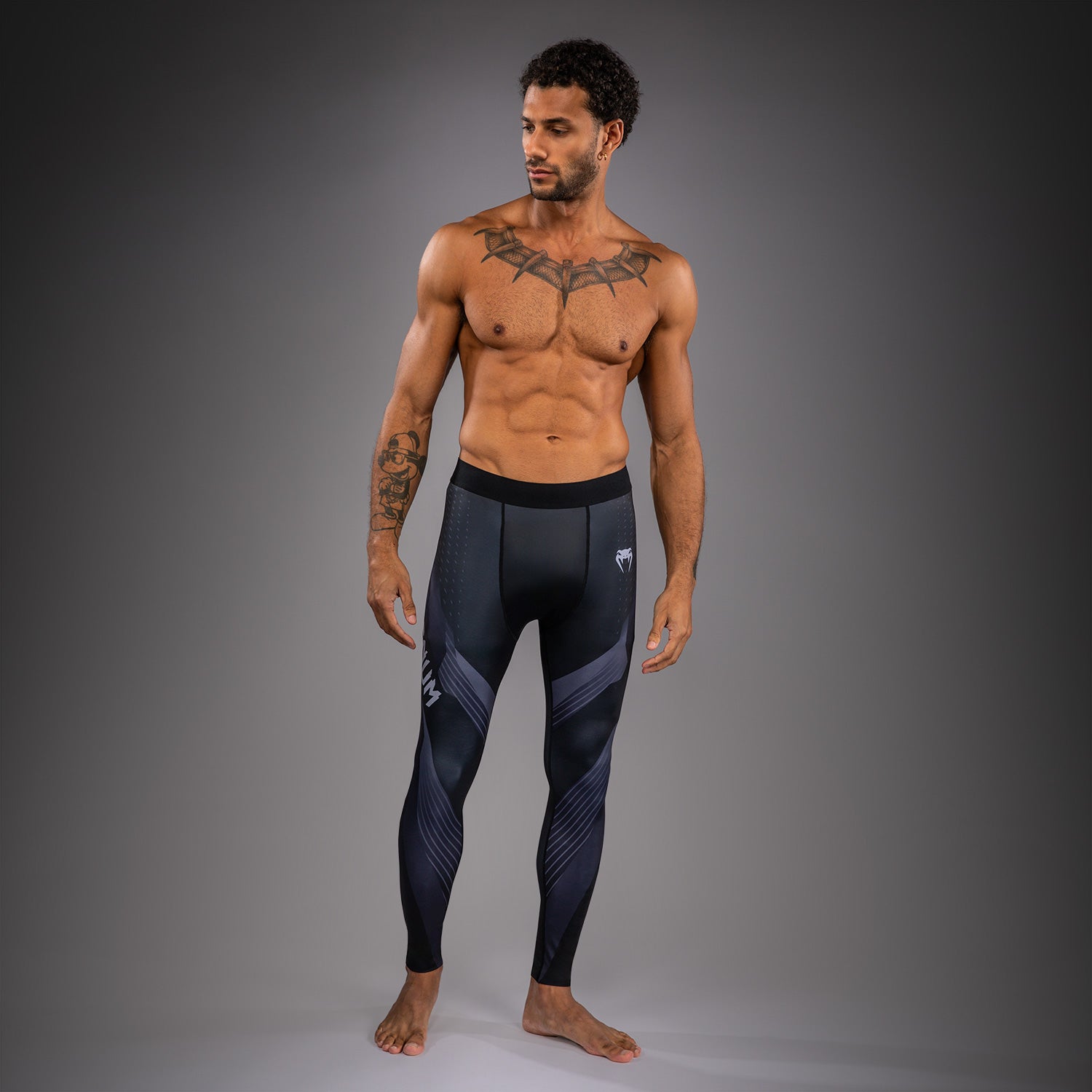 venum-no-gi-6-0-spats-schwarz-grau image 2