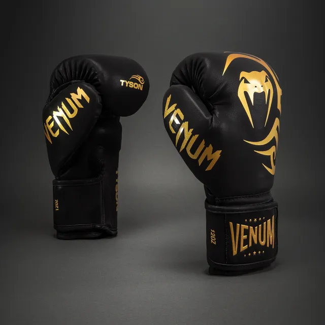 venum-mike-tyson-replica-boxhandschuhe-schwarz-gold image 1