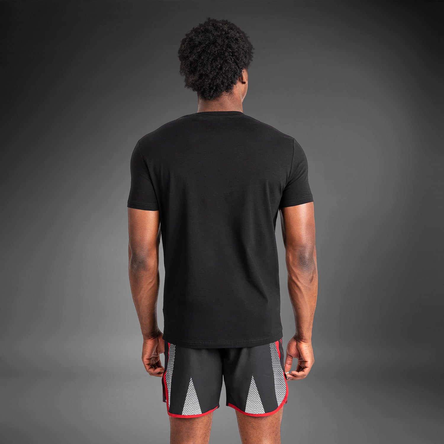 venum-adrenaline-herren-kurzarm-t-shirt-rot-schwarz image 3