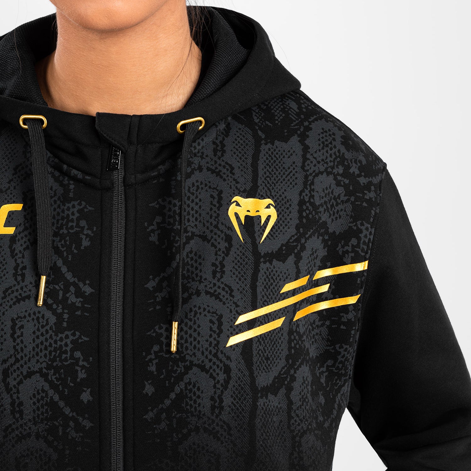 venum-ufc-adrenaline-replica-zip-hoodie-damen-champion image 3