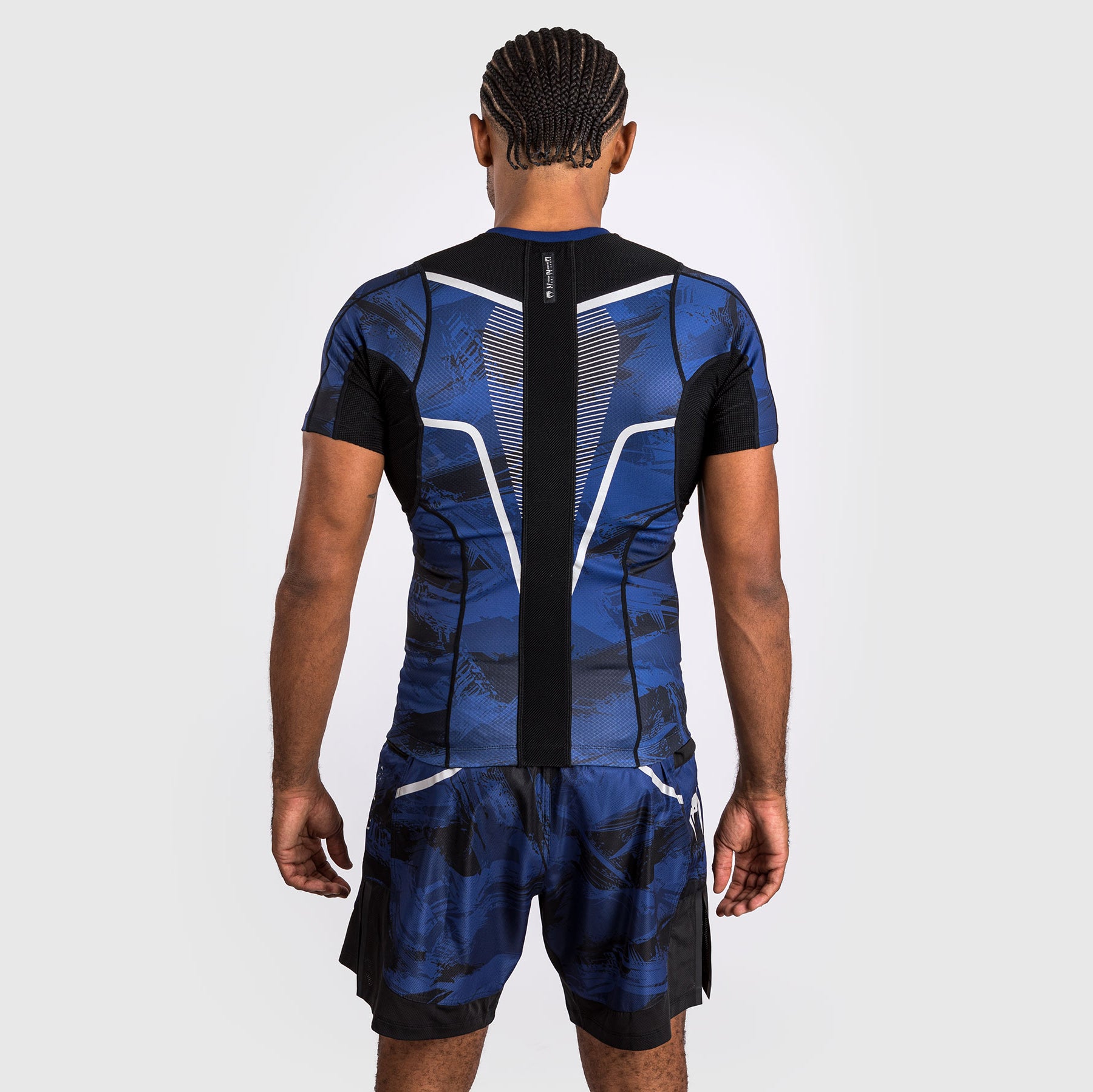 venum-electron-3-0-rashguard-kurzarm-herren-marineblau image 2
